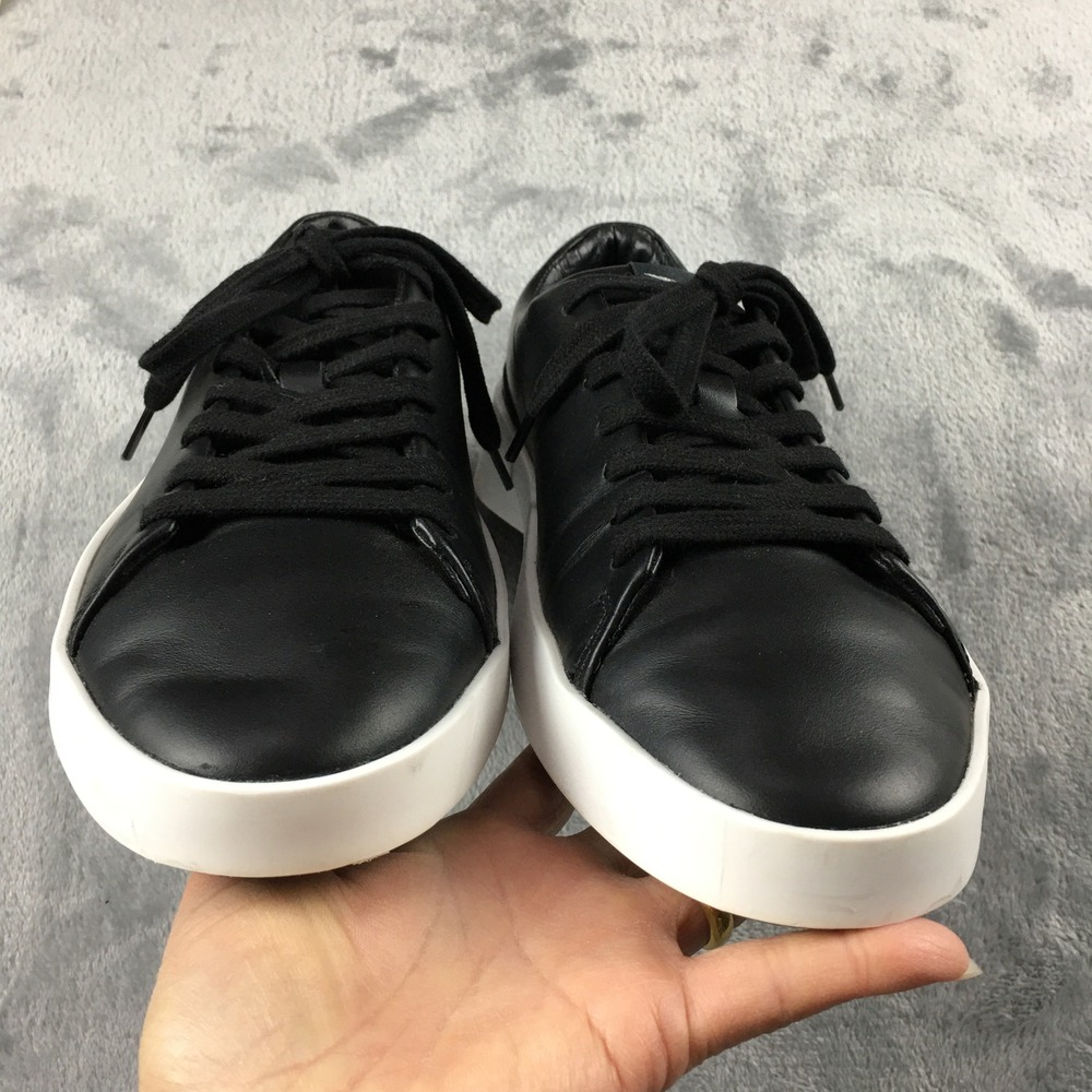 Wolf & Shepherd Cruise' Lo Black & White Sneakers Mens 7W Women 9W EU 40 Preppy - Picture 12 of 16